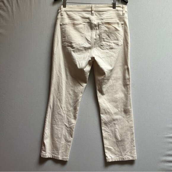 Ralph Lauren Jeans Co beige straight leg high rise denim Sz 12 - Picture 2 of 10